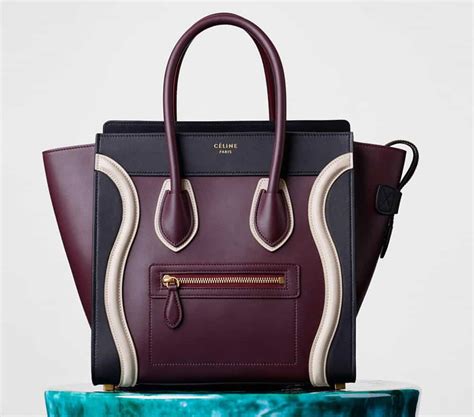 celine tricolor bag|Celine luggage bag.